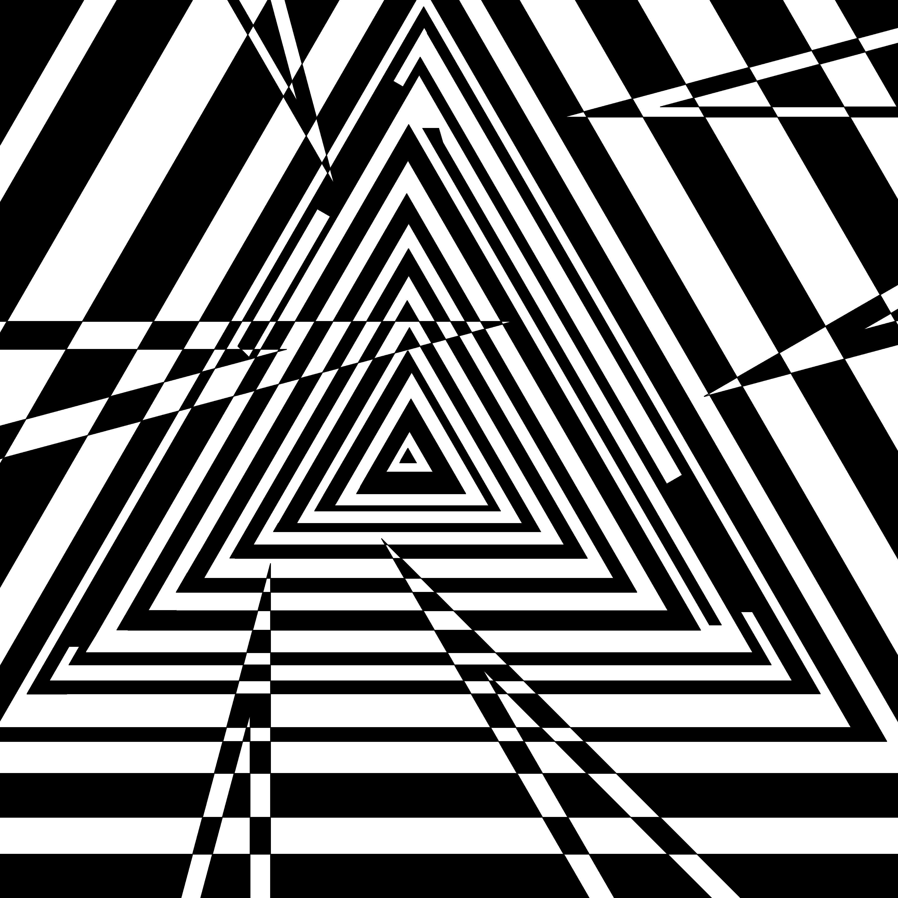 triangular-jagged-tunnel-casino-illusion